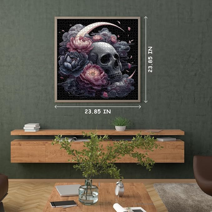 Rompecabezas Skull Vintage 1000 piezas para adultos miniatura 3