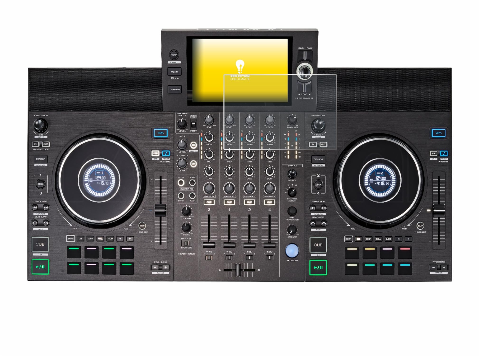 upscreen Anti-Glare Screen Protector Compatible with Denon DJ SC Live 4 (Jog) – Protection Film Matte