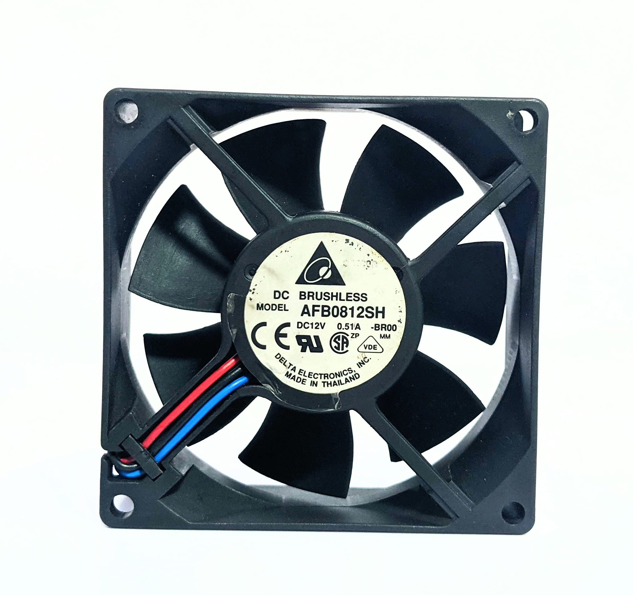 PGSA2Z AFB0812SH, Delta Cooling Fan 12V 0.51A 80X80X25 (Black) (B096Y68C36) Amazon Price History, Amazon Price Tracker