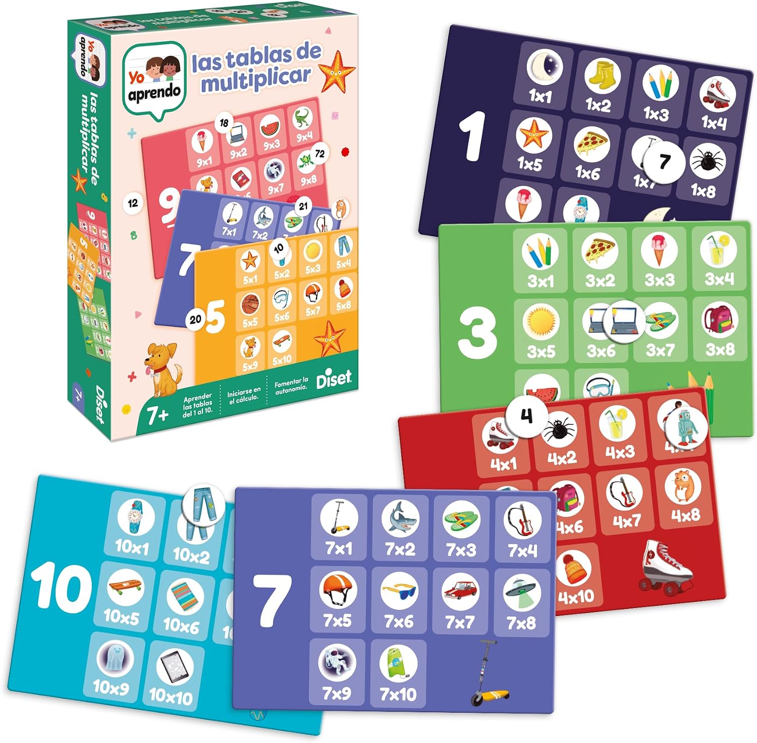 Diset - Educational Game 11 Mod. SDOS, Multicoloured (68960)