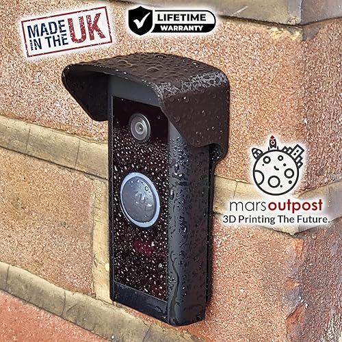 Miniatura 6 de Compatible con RingWired Cover Hood Shield para protección contra la lluvia, sin necesidad de taladrar