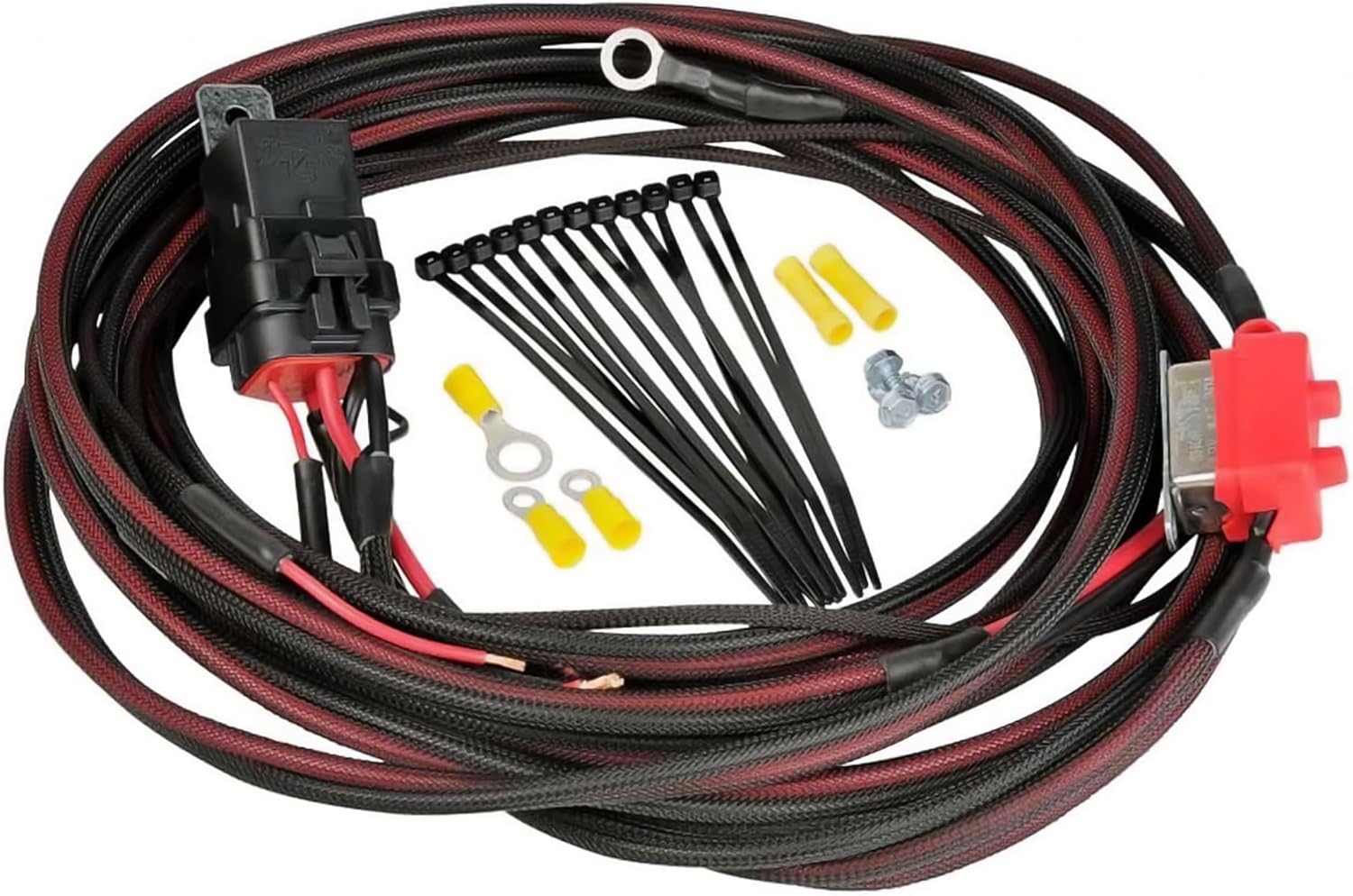 Aeromotive 16307 Fuel Pump Wiring Harness Relay Kit, 30 Amp, 20' Long Wire