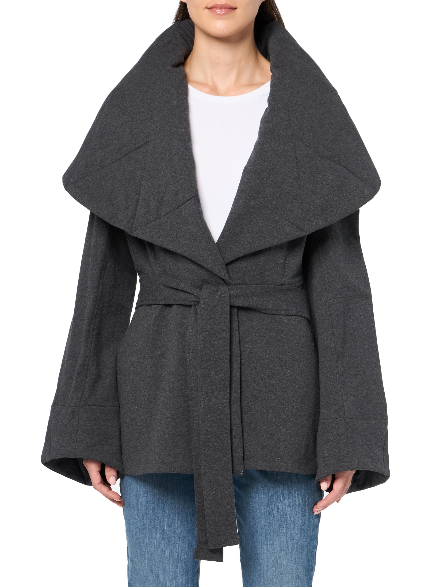 Norma Kamali womens Shawl Collar Peplum Jacket