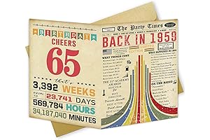 65th Birthday Gifts for Women 1959