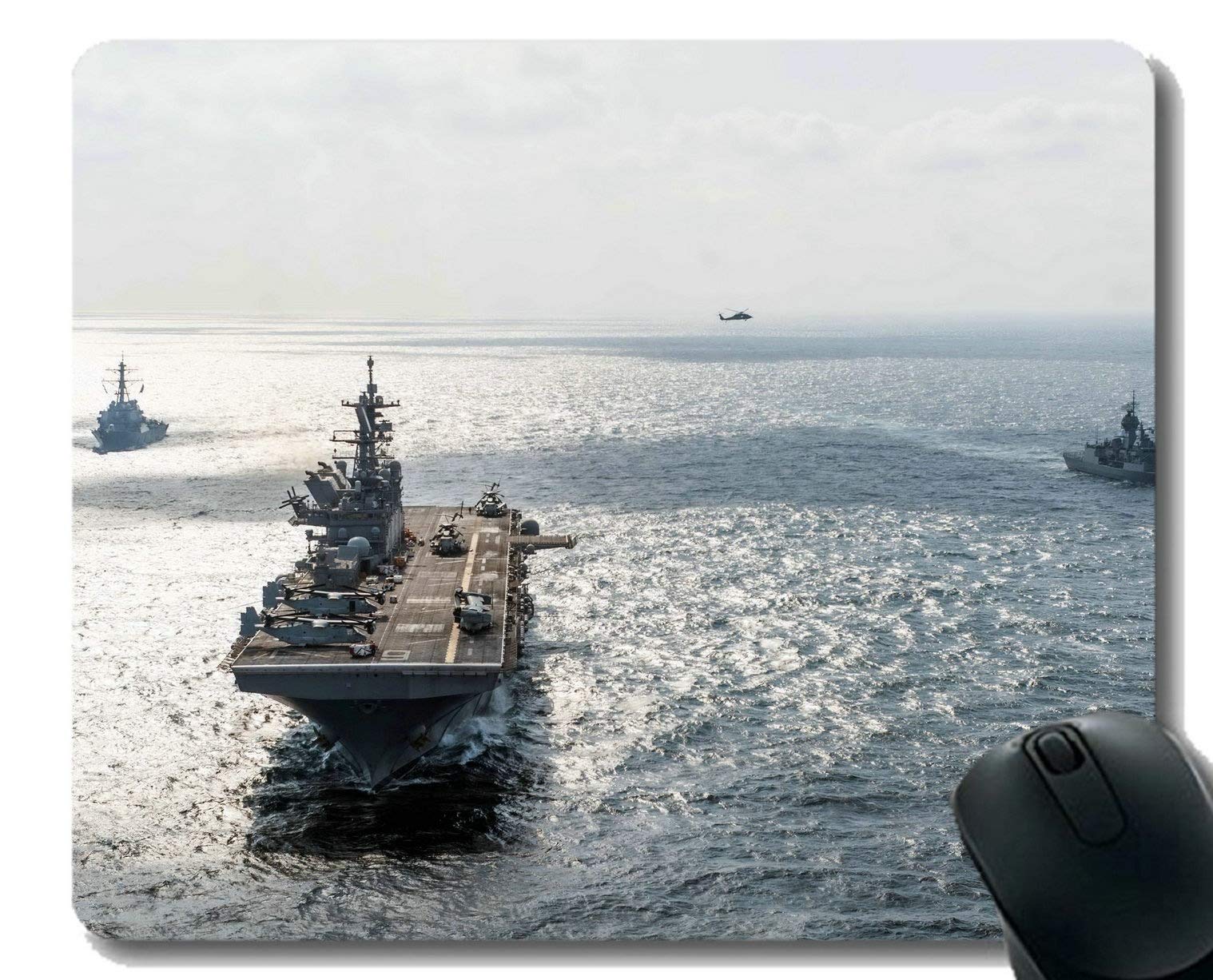 アメリカ軍 アラスカ部隊 マウスパッド Amazon.co.jp: ステッチエッジ付きマウスパッド、ミリタリーUSS