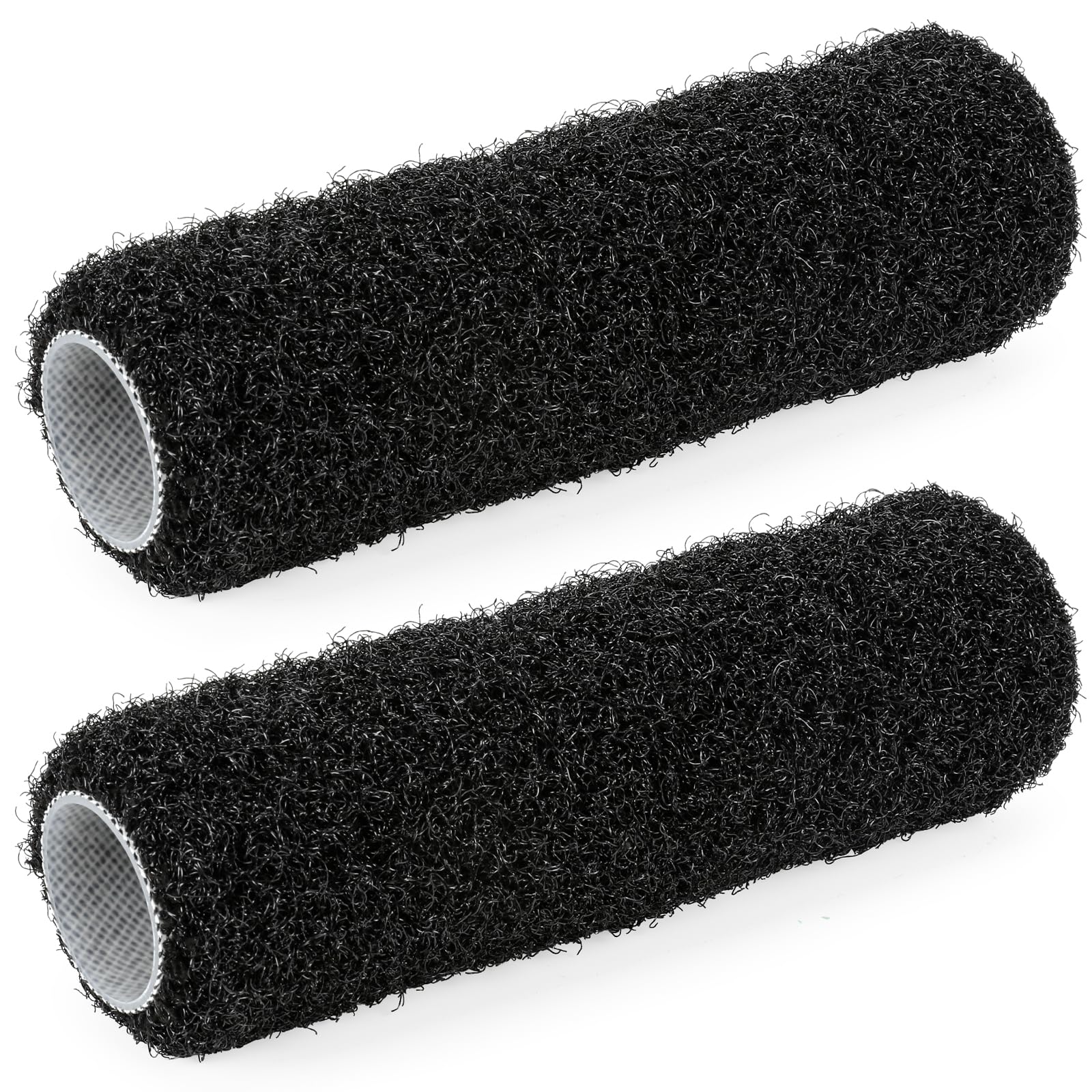 Photo 1 of 2pcs 9" Drywall Compound Roller Covers, Shed-Resistant Drywall Mud Roller