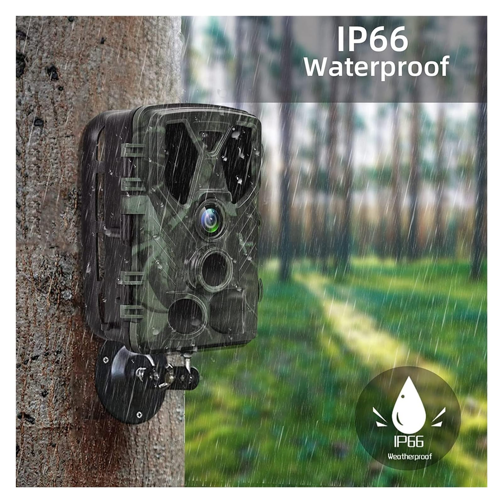 Kamera Obserwacji Dzikiej Przyrody Kamera Obserwacyjna Bezprzewodowe Kamery Myśliwskie Wildlife Night Vision Fotopułapki Monitorujące