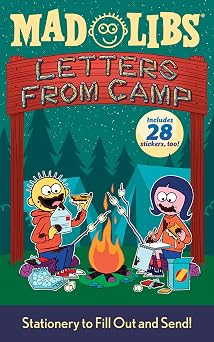 Letters from Camp Mad Libs Stationery to Fill Out and Send! Includes 28 Stickers Too!