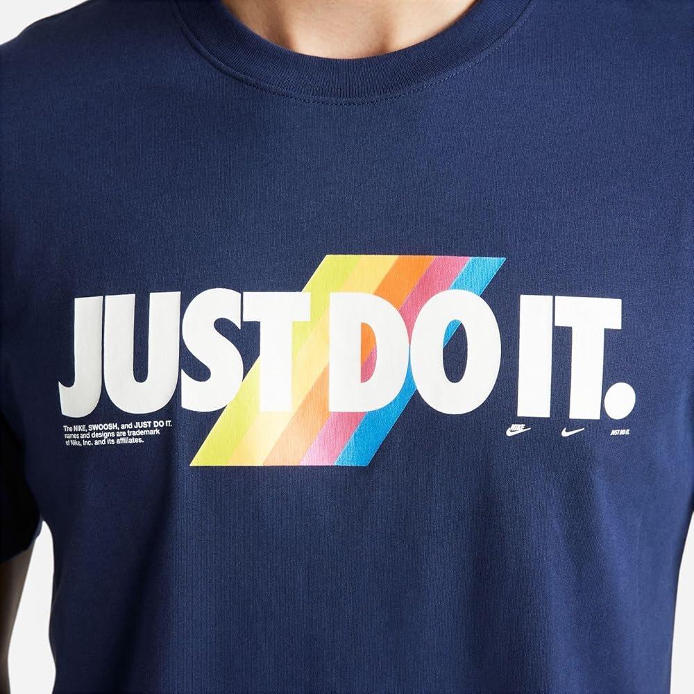 Amazon.com: Nike Men's Just Do It Rainbow Graphic T-Shirt (US