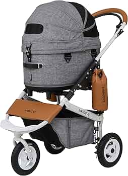 Amazon | AirBuggy for Pet DOME3 SET REGULAR EARTH GREY AD3200