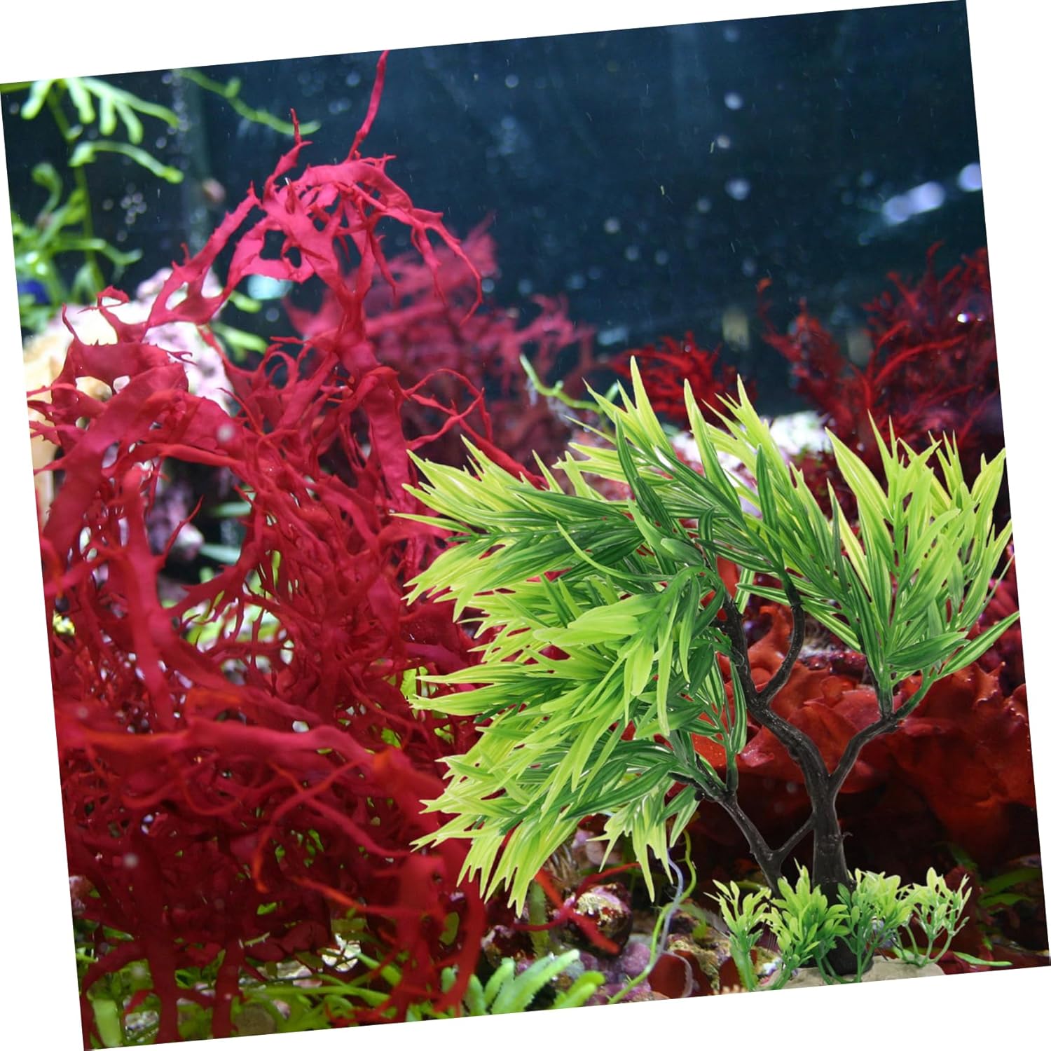 BESPORTBLE 5pcs Aquarium Tree Decoration Realistic Ornament for Fish Tank Landscaping Plant Look for Freshwater Aquariums Creates Vivid Atmosphere