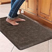 Vista 26 de WISELIFE Alfombra de Cocina Acolchada Anti Fatiga, 17.3"x39", Alfombra de Piso Gruesa Antideslizante Impermeable, Alfombras y Tapetes de Cocina
