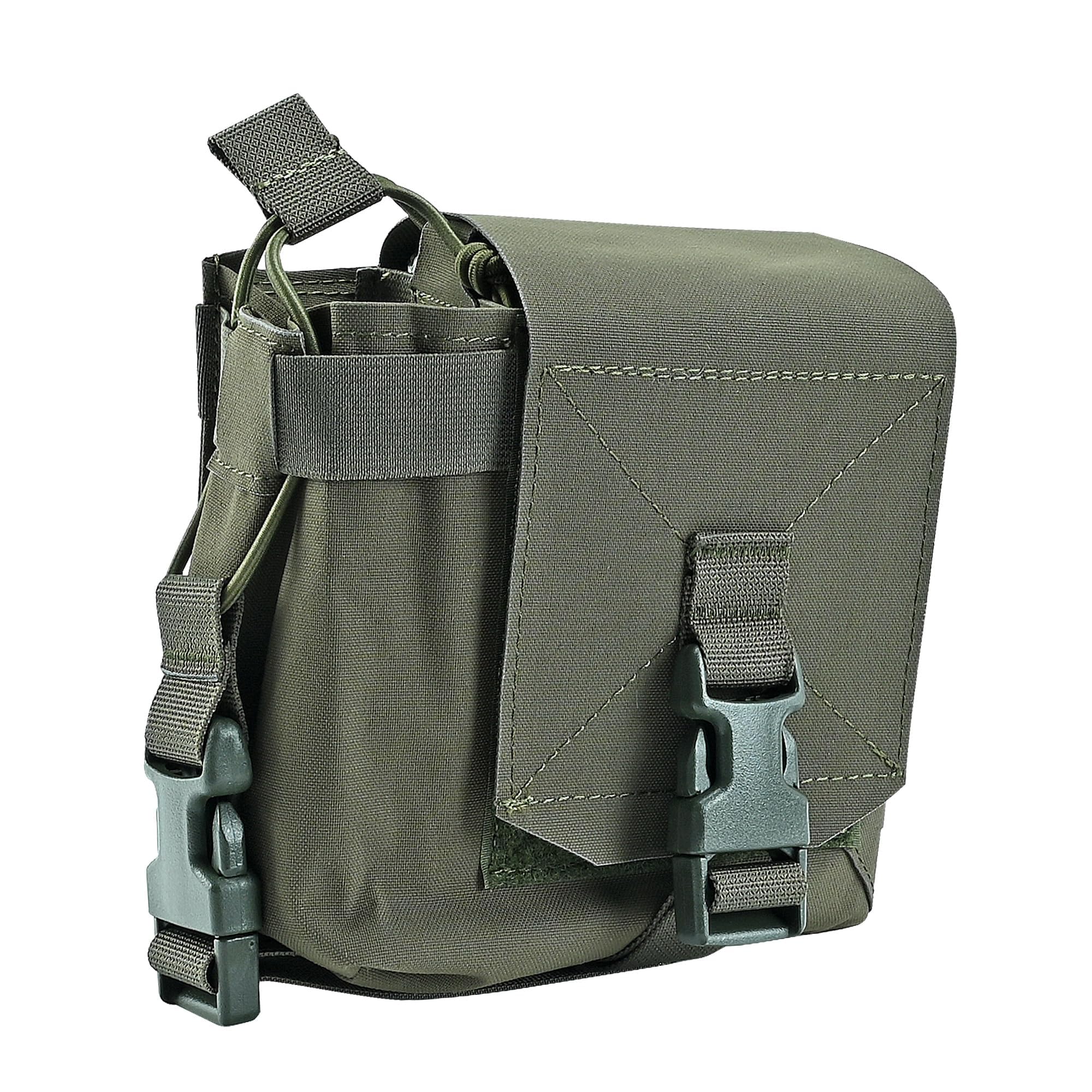 SABADO Tactical MOLLE Admin Pouch - Versatile General Purpose Pouch for Radio, Water, Magazines, IFAK Storage | Compatible with Chest Rigs, Belts,