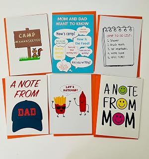PARENTS PACK-Camp Greeting Card Pack of 6