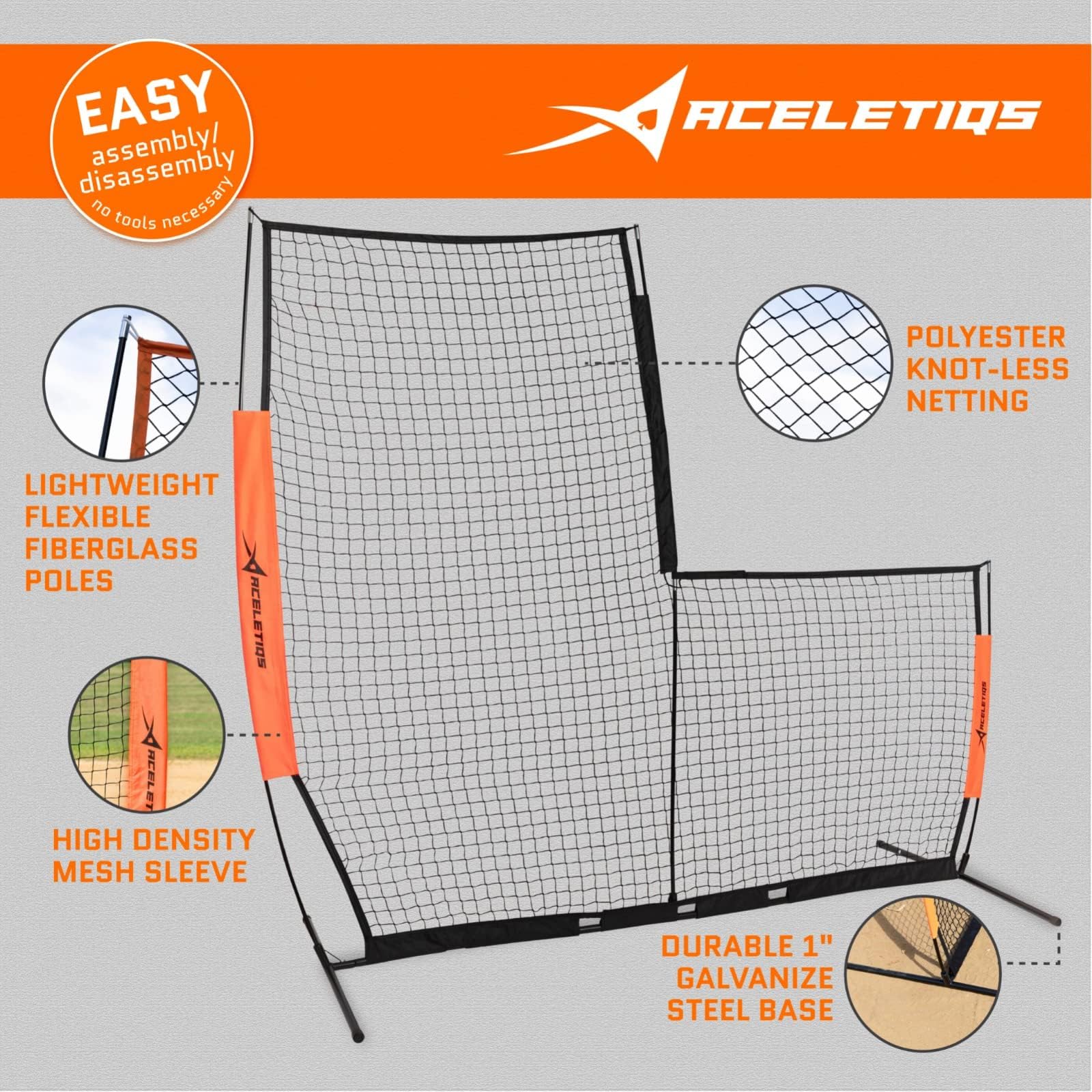 Segawe 7x7ft Baseball Softball Practice Net Portable Training Net Steel Bow Framew Carry Case For Pitching Batting Hitting Segawe 7x7ft Baseball Softball Practice Net Portable Training Net Steel Bow Framew Carry Case For Pitching Batting Hitting