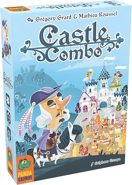 Pandasaurus Games Castle Combo Card Game - Maximize Combos in This Card Placement Strategy Game, Quick Competitive Family Fun for Kids & Adults, Ages 10+, 2-5 Players, 15-30 Minute Playtime