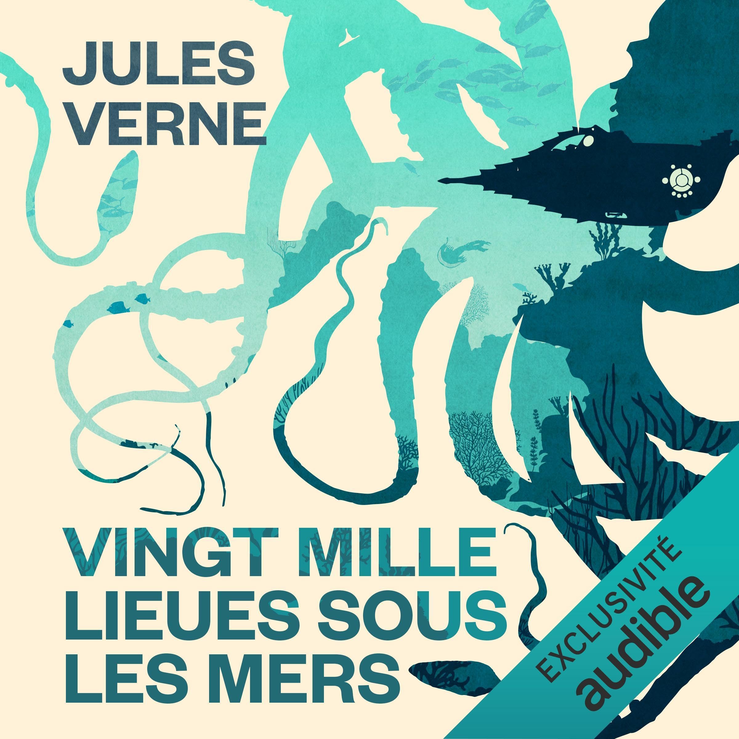 Cover art for Vingt mille lieues sous les mers