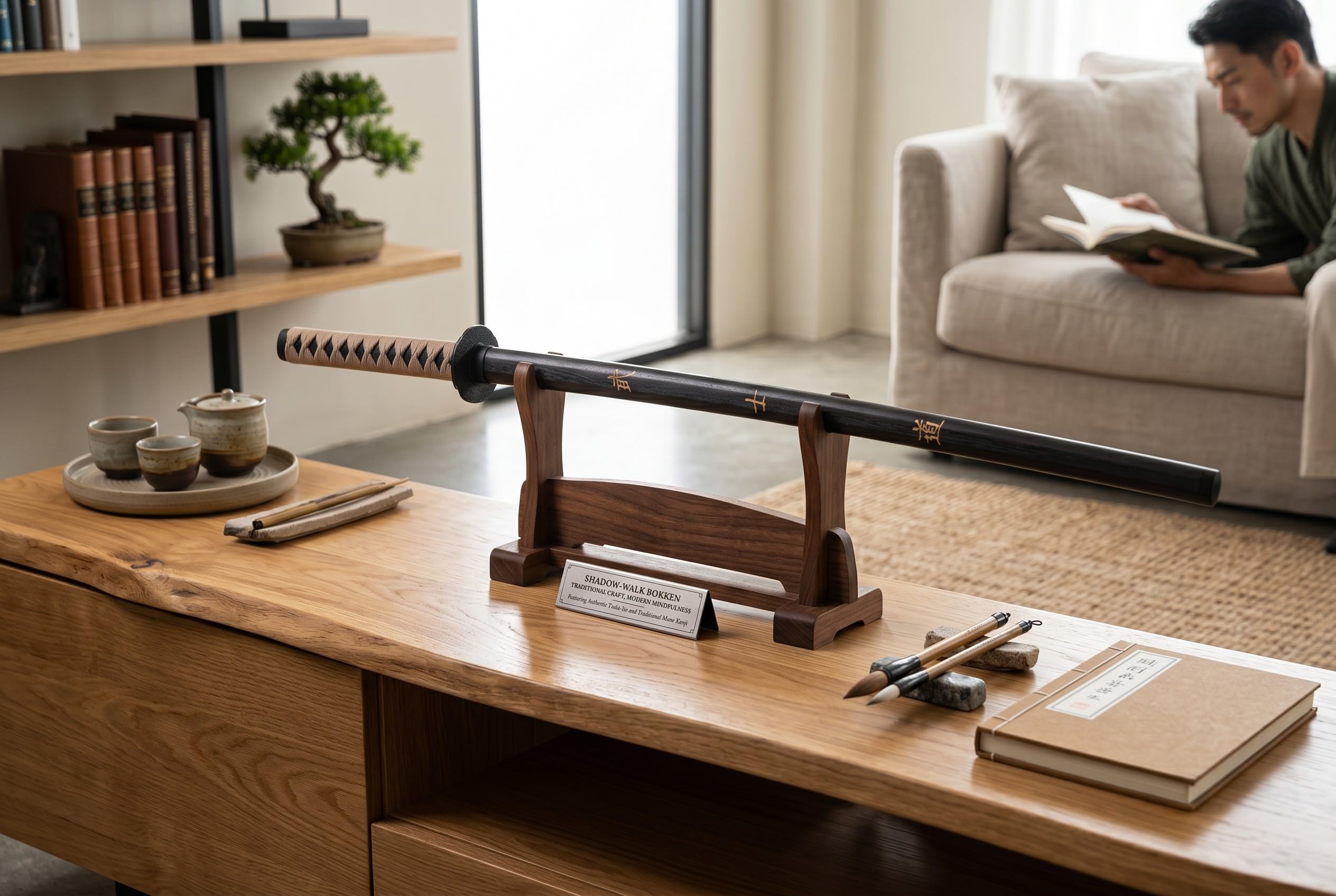 57 SPECIAL REPLICAS Dragon Bokken Katana Wooden Sword 100 cm for Training Professional (1807BS SZWARZ)