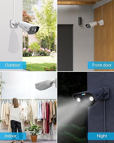 Miniatura 7 de ZOSI Sistema de cámara de seguridad PoE de 16 canales 4K Spotlight 4K 80MP cámaras IP PoE para interiores y exteriores visión nocturna a color NVR