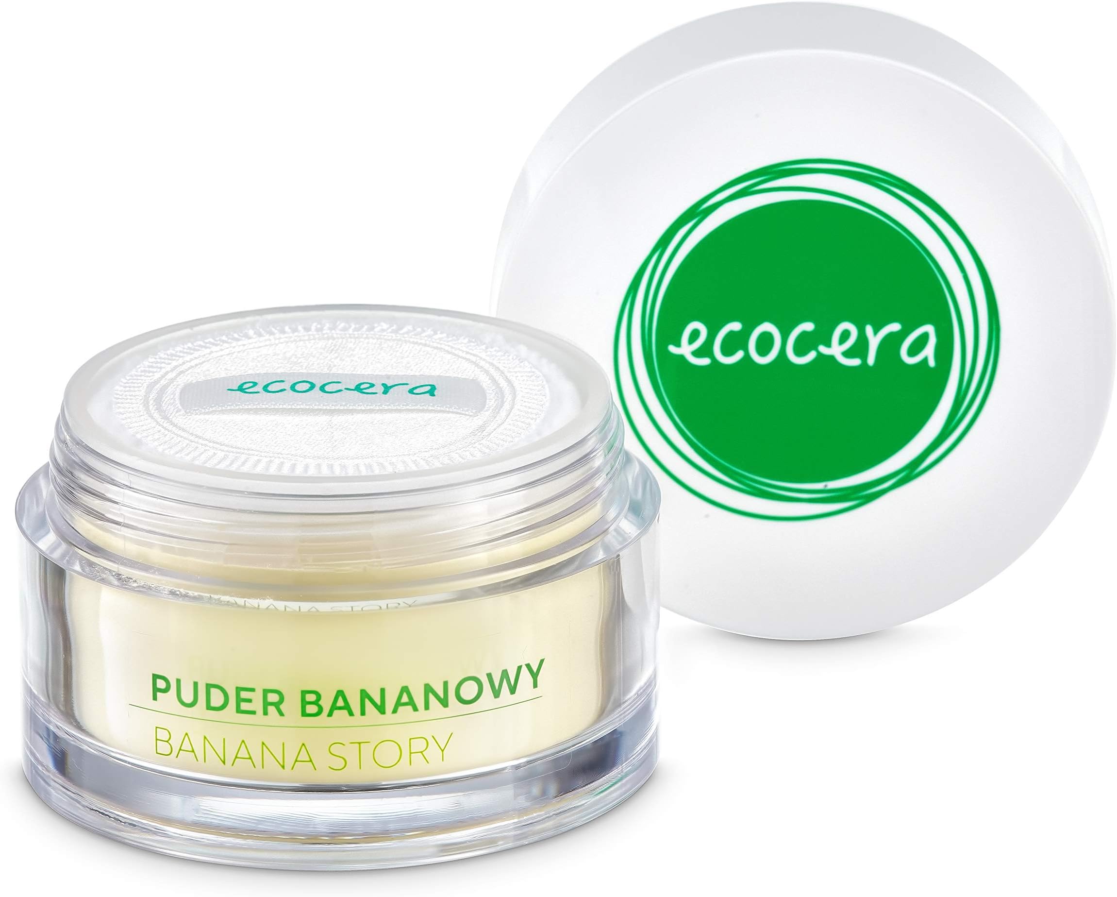 ECOCERA Banana Loose Powder Perfect For Dry And Sensitive Skin Hypoallergenic Delicate Transparent Light 8g