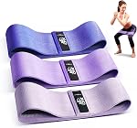CFX Bandes de résistance 3 Sets, boucles d'exercice premium avec conception antidérapante pour les hanches & Glutes, 3 Bandes de booty de niveau de résistance pour les femmes et les hommes