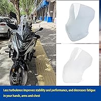Vista 3 de Protector de pantalla para parabrisas NC-750-X compatible con Ho-nda NC750X NC 750 X 2021 2022 2023 2024, accesorios de protección contra el viento