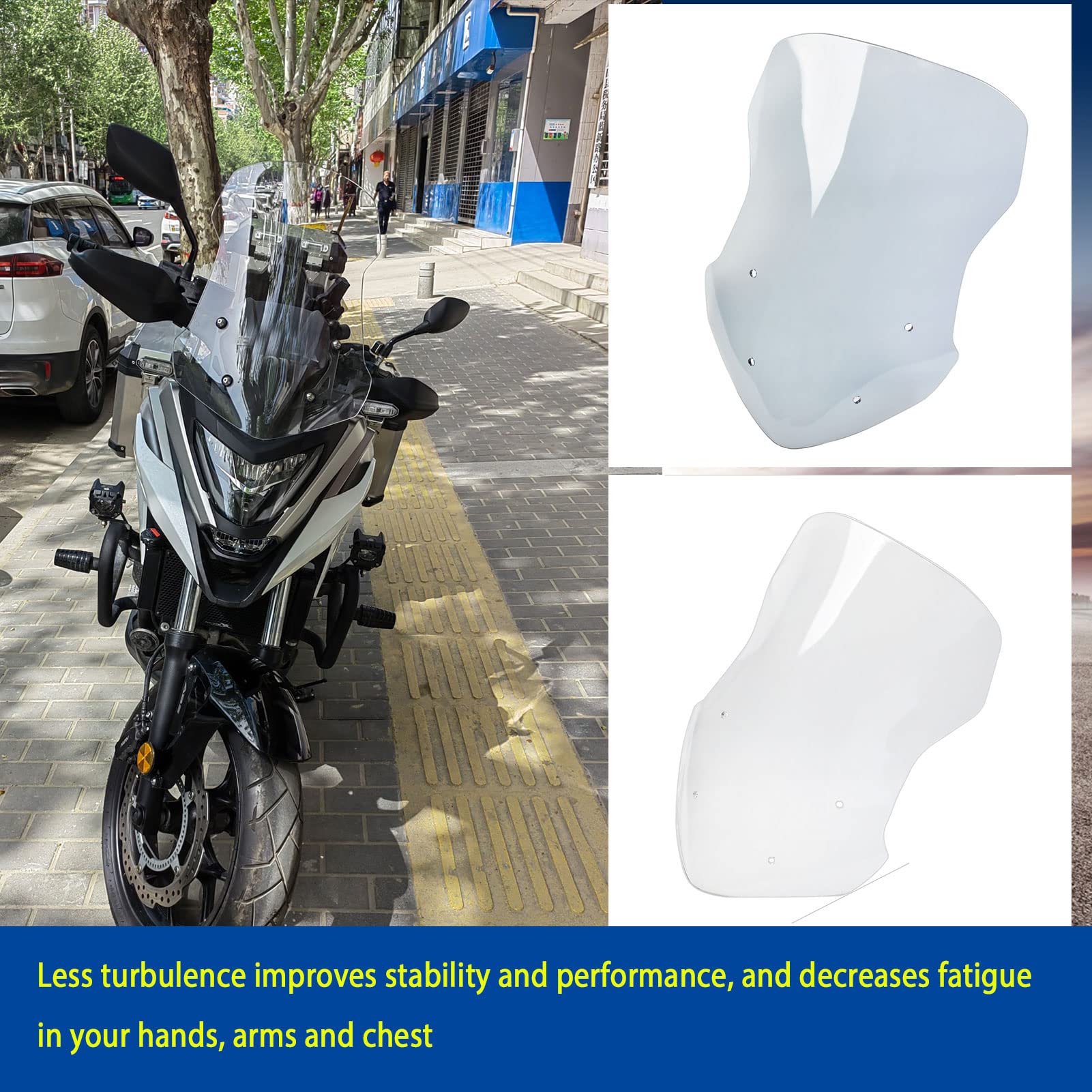 Amazon | Midimttopフロントガラス風防 適用車種NC700X NC750X NC 750