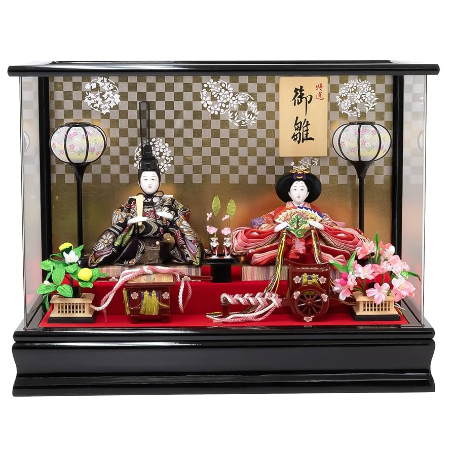 かわいい雛人形セット 　ケースつき 楽天市場】Cerisier公式 雛人形 コンパクト ケース飾り おしゃれ