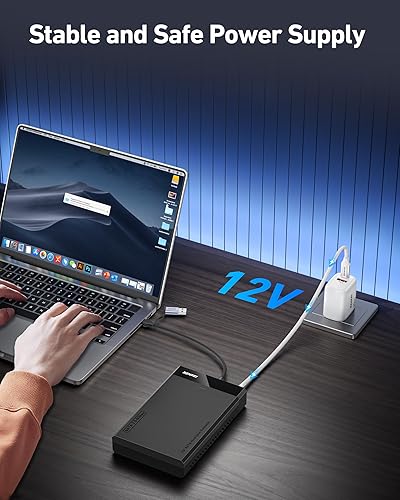 Miniatura 8 de BENFEI Carcasa SATA HDDSSD de 3,52,5 pulgadas, diseño sin herramientas, admite HDD de 20 TB y UASP