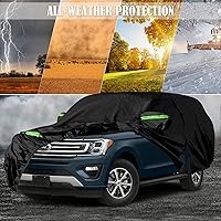 Vista 55 de Funda impermeable de repuesto para Ford Expedition EL/MAX y Lincoln Navigator L 2007-2025, 6 capas para todo tipo de clima, con puerta
