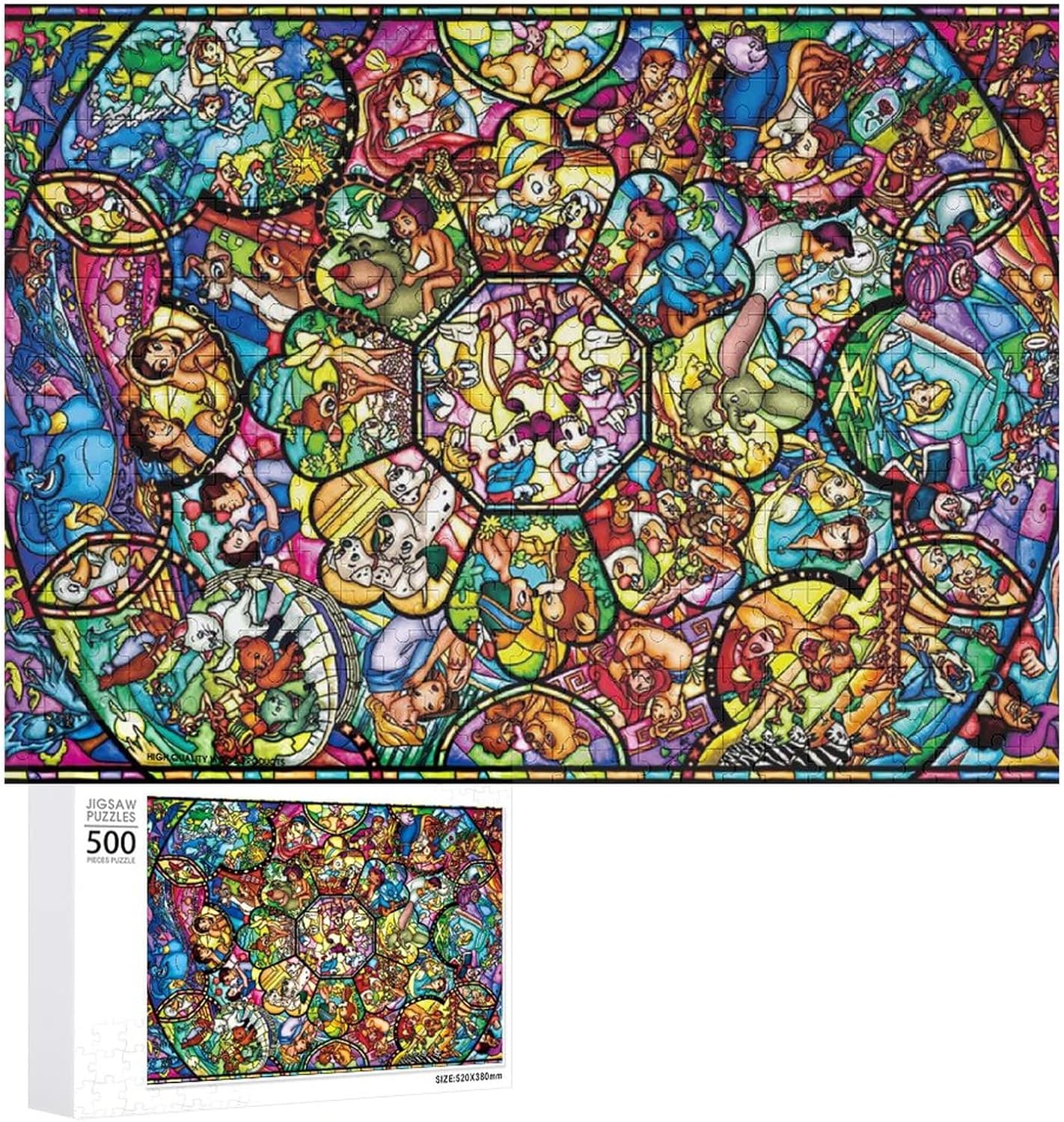 ジグソーパズル 1000ピース ディズニーパズル アニメ パズル 木製パズル 子供 大人環境保護 触り心地が良い 500ピースと1000ピース選ぶ