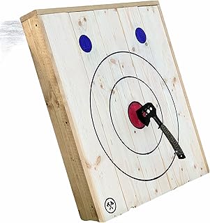 Leaning Axe and Knife Throwing Target - Tomahawk Targets