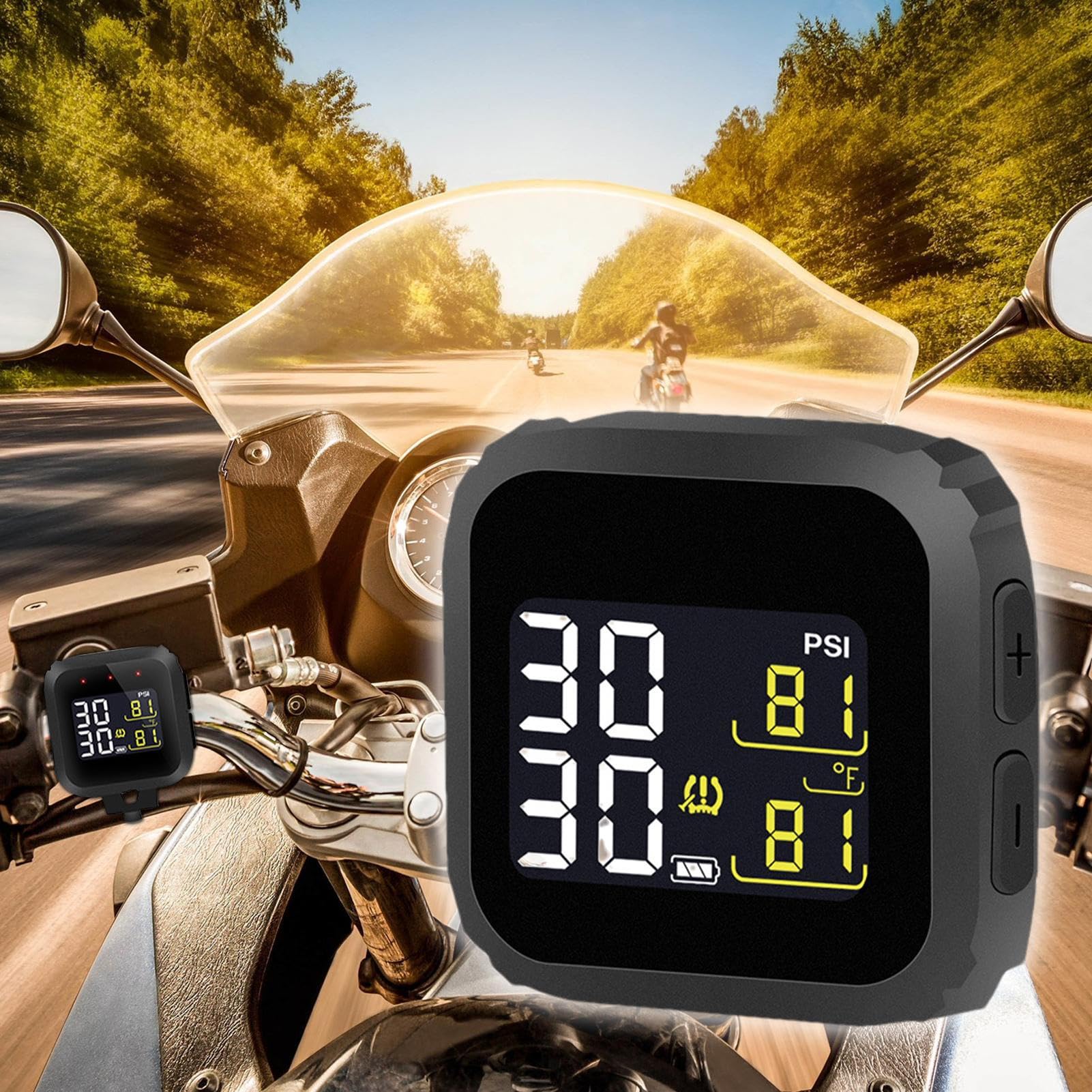 Manometro Digitale Strumento Portatile In Reale | Misuratore Di Pressione Pneumatici Per Riparazione Auto Viaggio Automobili Bicicletta Veicoli Manutenzione Camion Uomini