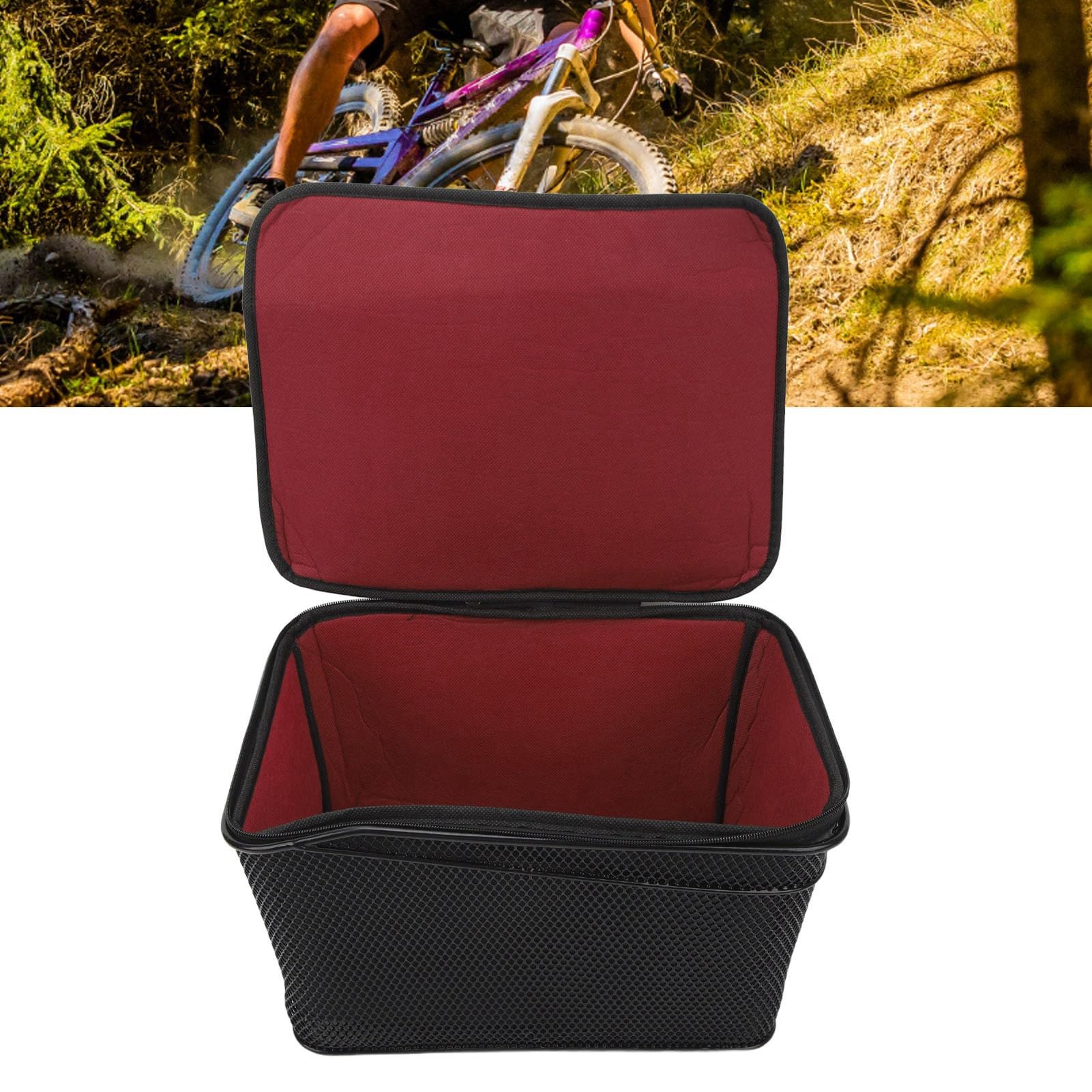Capacità Cestino Bici Posteriore Cestino Bici Posteriore Capacità 20l Capacità 20kg Cuscinetto Borsa Portaoggetti Impermeabile Borsa Portaoggetti per Cestino Posteriore