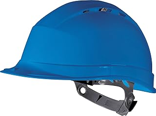 Venitex Mens Delta Plus Quartz 1 Ventilated Hard Hat Safety Helmet Blue