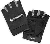 Vista 1 de Reebok Classic Fingerless Gloves Lightweight Fitness & Weight Lifting Gloves for Training