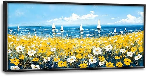 Miniatura 132 de Arte abstracto de pared grande enmarcado para decoración de pared para sala de estar, imágenes abstractas de gran tamaño, pintura moderna extra