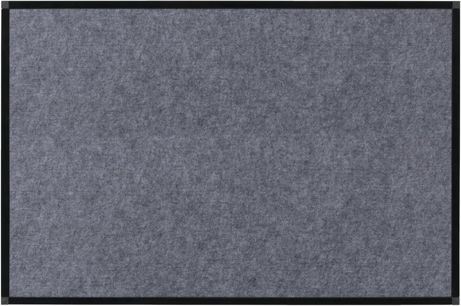 MasterVision New Generation A9 Bulletin Board, 36" x 48" Gray Felt Board, Wall Mounted Push Pin Board for Home Office Décor, Black Frame