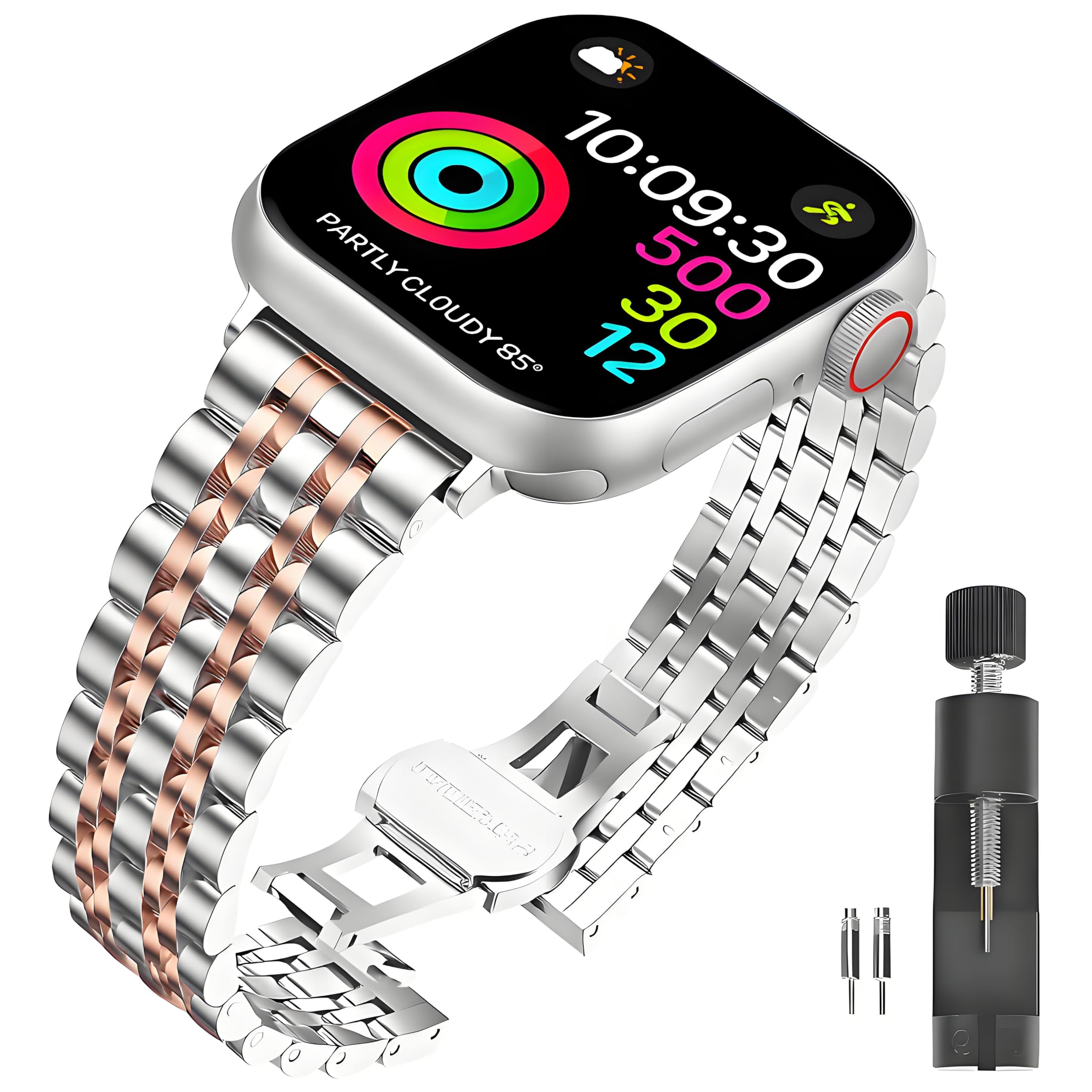 Apple watch series7(45mm) ステンレス Stainless Steel Apple Watch Band 49 42 44 45mm For Series