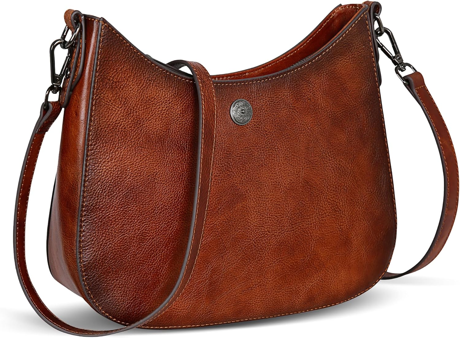 Iswee Shoulder Crescent Bag Crossbody Genuine Leather Purses for Women Handbags Trendy Satchel Designer Half Moon Pocketbooks Iswee Shoulder Crescent Bag Crossbody Genuine Leather Purses for Women Handbags Trendy Satchel Designer Half Moon Pocketbooks