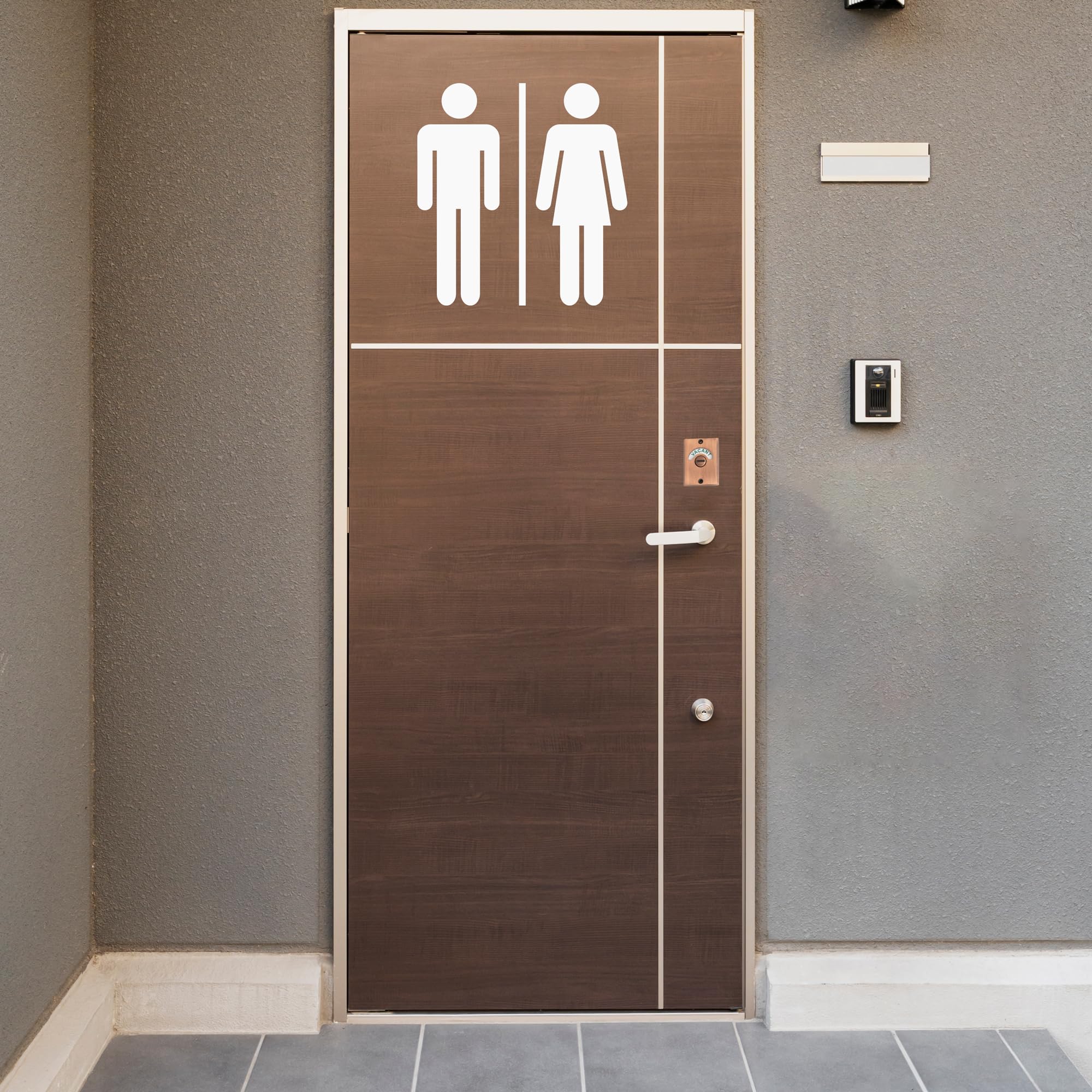 Zinc Indicator Bolt with Rose Gold Finish for Bathroom Cubicle & Washroom – Vacant Engaged Lock by Aquarium Bath Accessories, Quick Privacy Latch 4