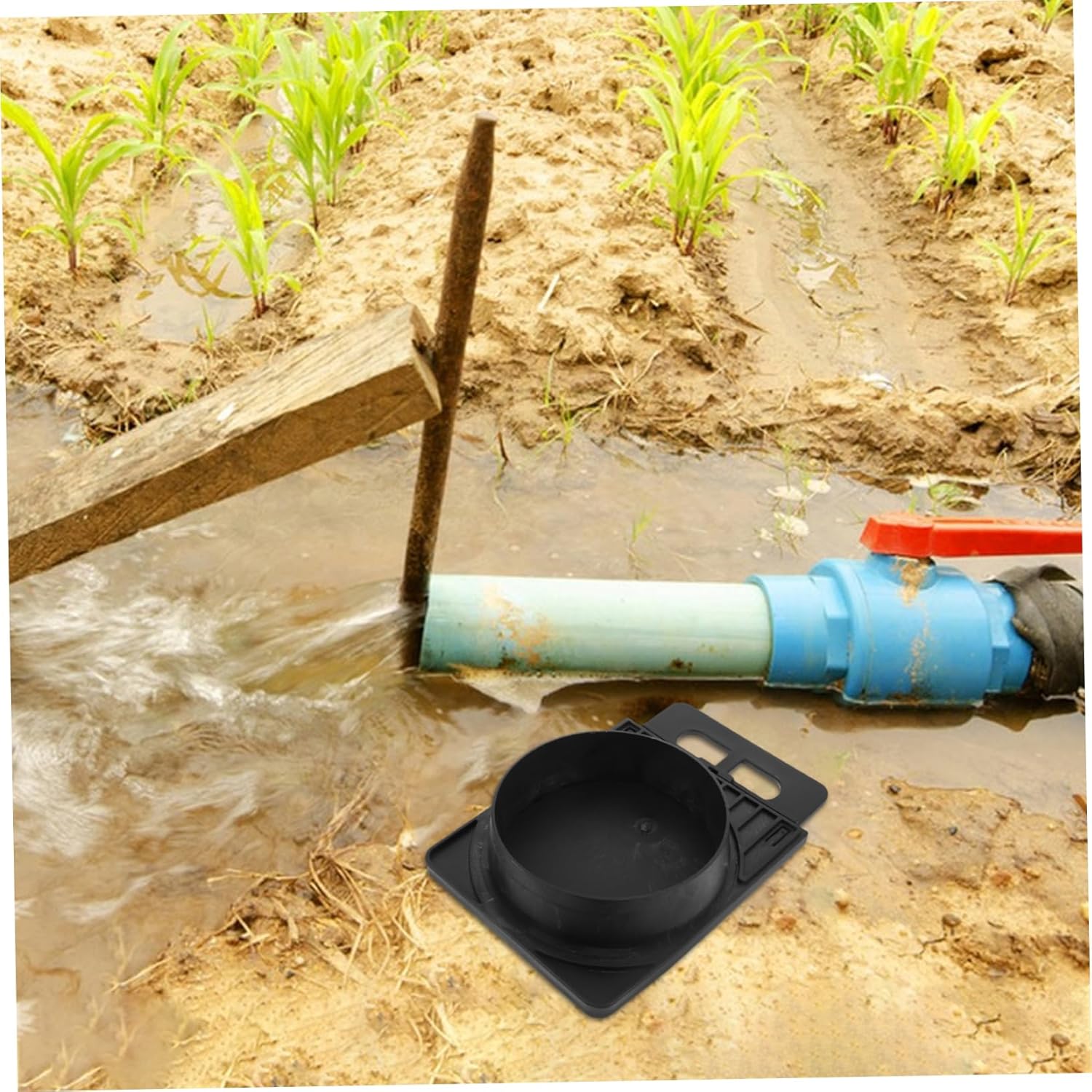 TOYANDONA Drainage Gate for Irrigation Agricultural Water Control Gate for Efficient Irrigation Systems Sturdy Plastic Water Discharge Point for Outdoor Fields