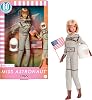 Barbie Silver space suit, space boat and astronaut helmet accessory, suitable for the collection Miss Astronaut Baby, the new design of the classic 1965 doll, JBJ48