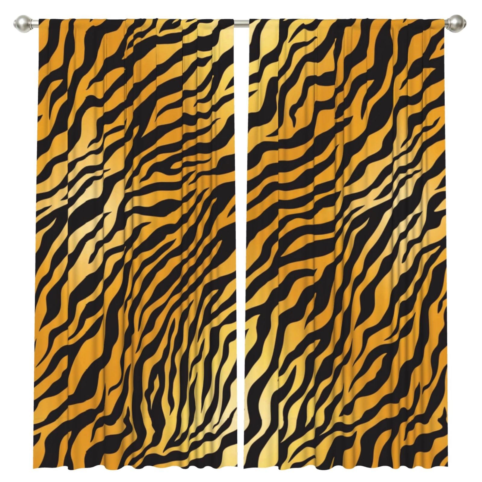 InOmak Sunset Horse Animal, 2 Panels Window Curtains 52 x 84 Inch Blackout Curtains for Living Room Bedroom