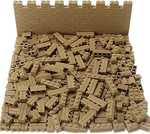Miniatura 2 de Feleph Juego de 260 piezas de ladrillos de perfil de mampostería, bloques de construcción multicolor para pared, piezas y piezas MOC, juego de