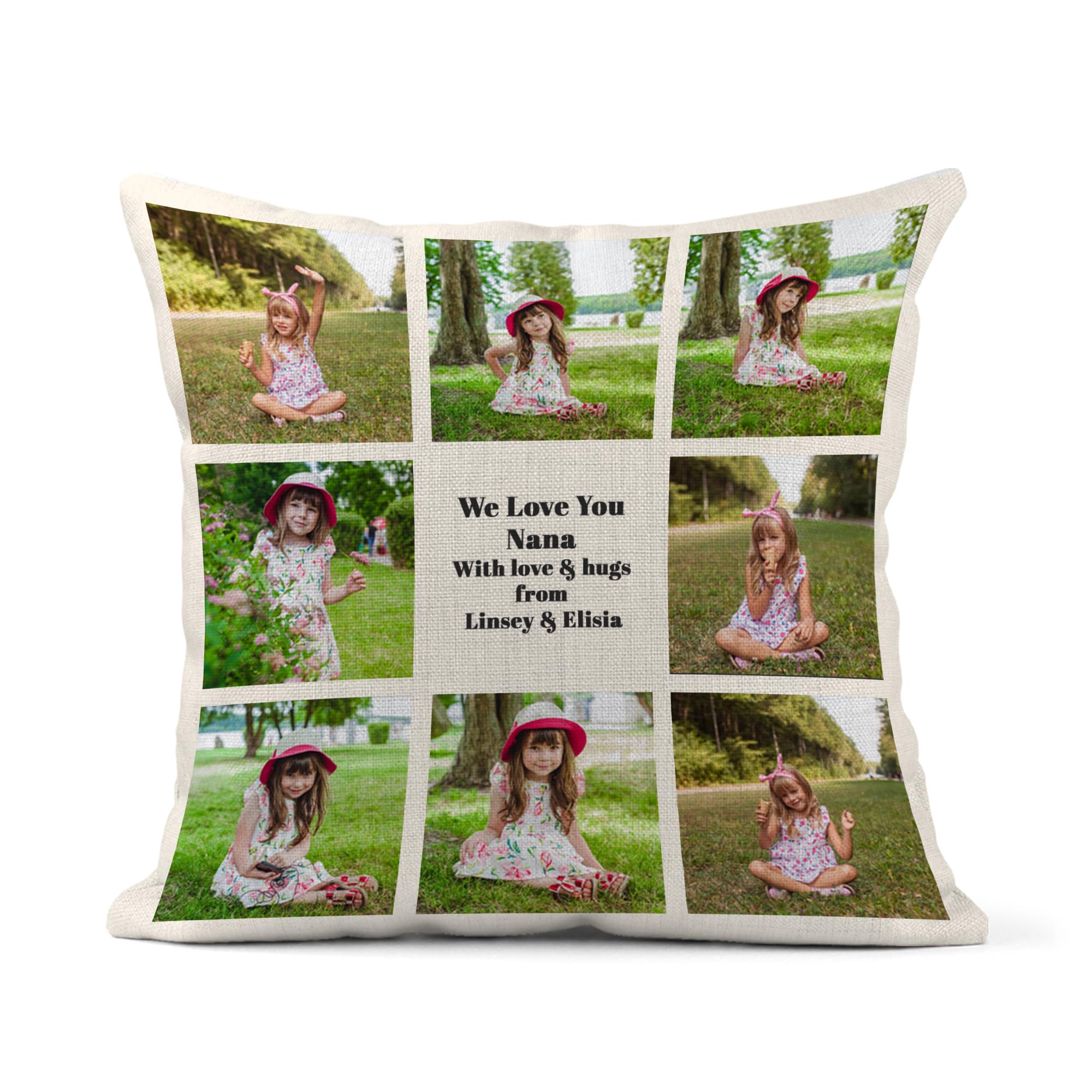 Print Maniacs Personalised Birthday Gifts for Women, Personalised Pillow Adults, Customised Pillows with Pictures, Customise Photo Pillow, Personalised Christmas Photo Gifts for Best Friends