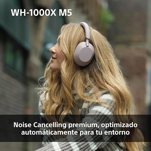 Sony WH-1000XM5 Hard Case Premium Noise Cancelling Wireless Over-Ear Headphones, Bluetooth, Clear Call Quality, Hi-Res Audio, Up to 30hr Battery Life, Includes Hard Case, iOS & Android - Black - 4