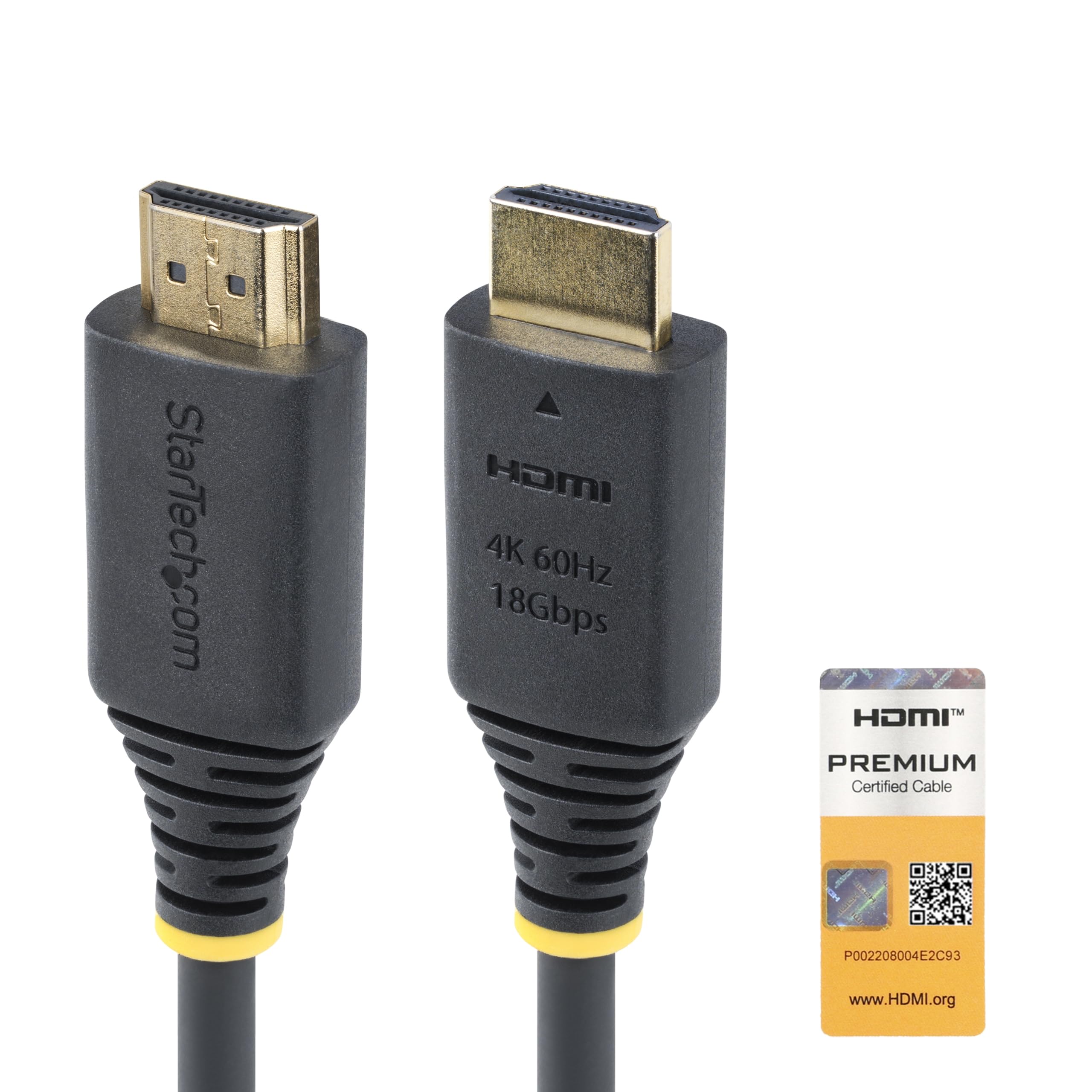 StarTech.com 4m 13ft Premium Certified High Speed HDMI Cable 4K 60Hz/1440p 144Hz