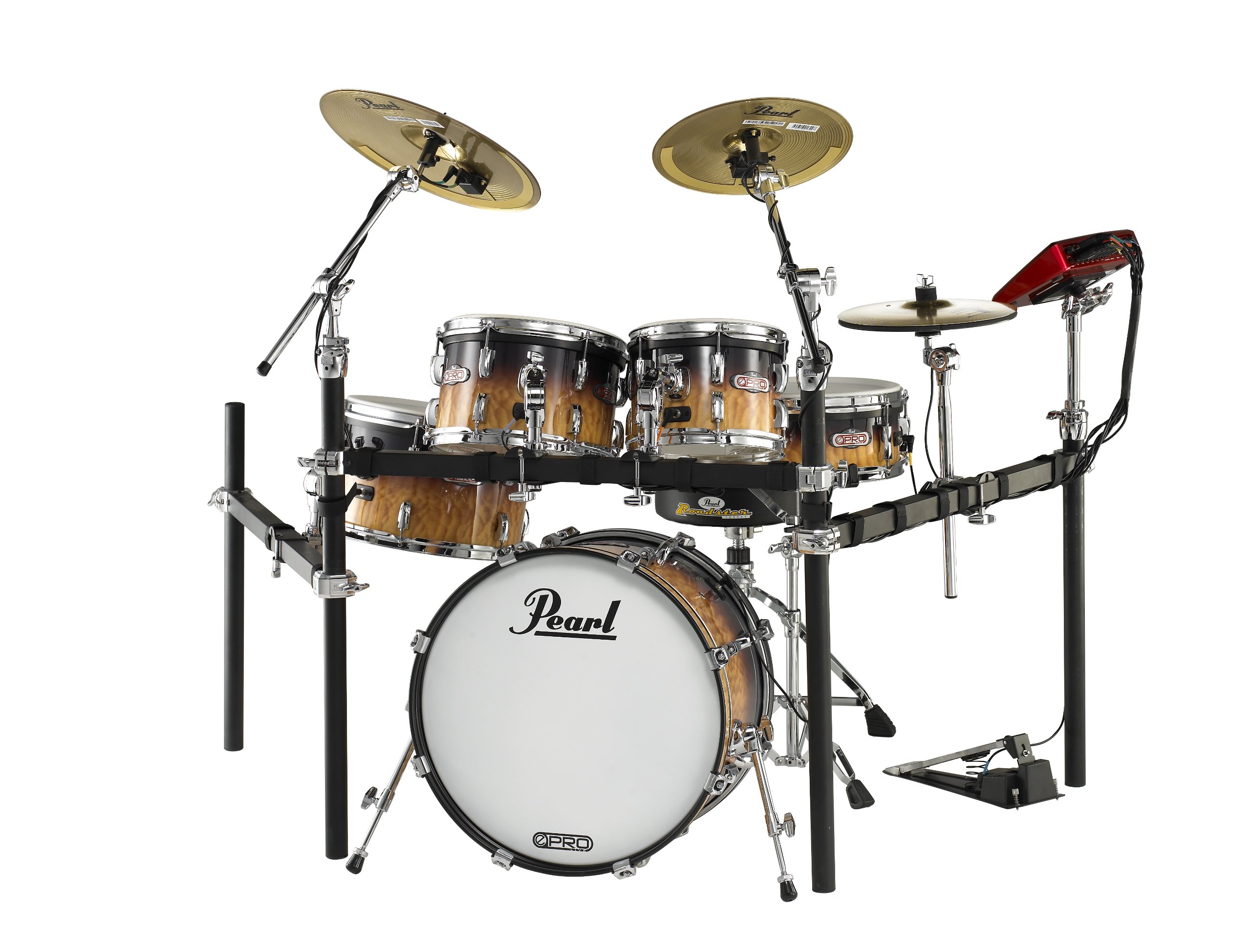 Pearl ePro Live EPLX205P/B464 Electronic Drum Kit, Quilted Maple Fade