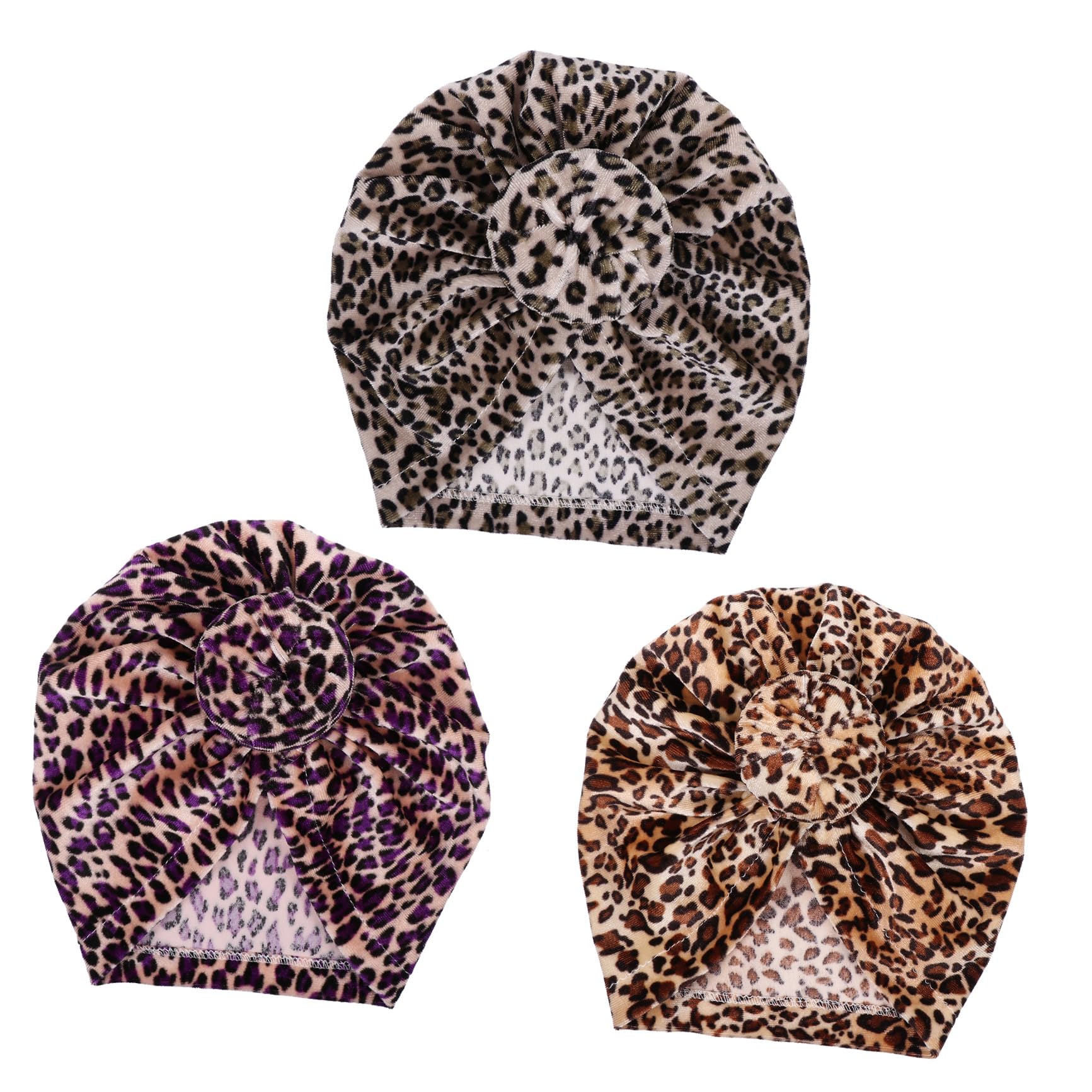 Gorro con Estampado De Leopardo para Niños Gorra Bebé Leopardo Sombrero Turbante Bebé Gorro Bebe Recien Nacido Gorritos Recién Nacido Sombrero De Niño
